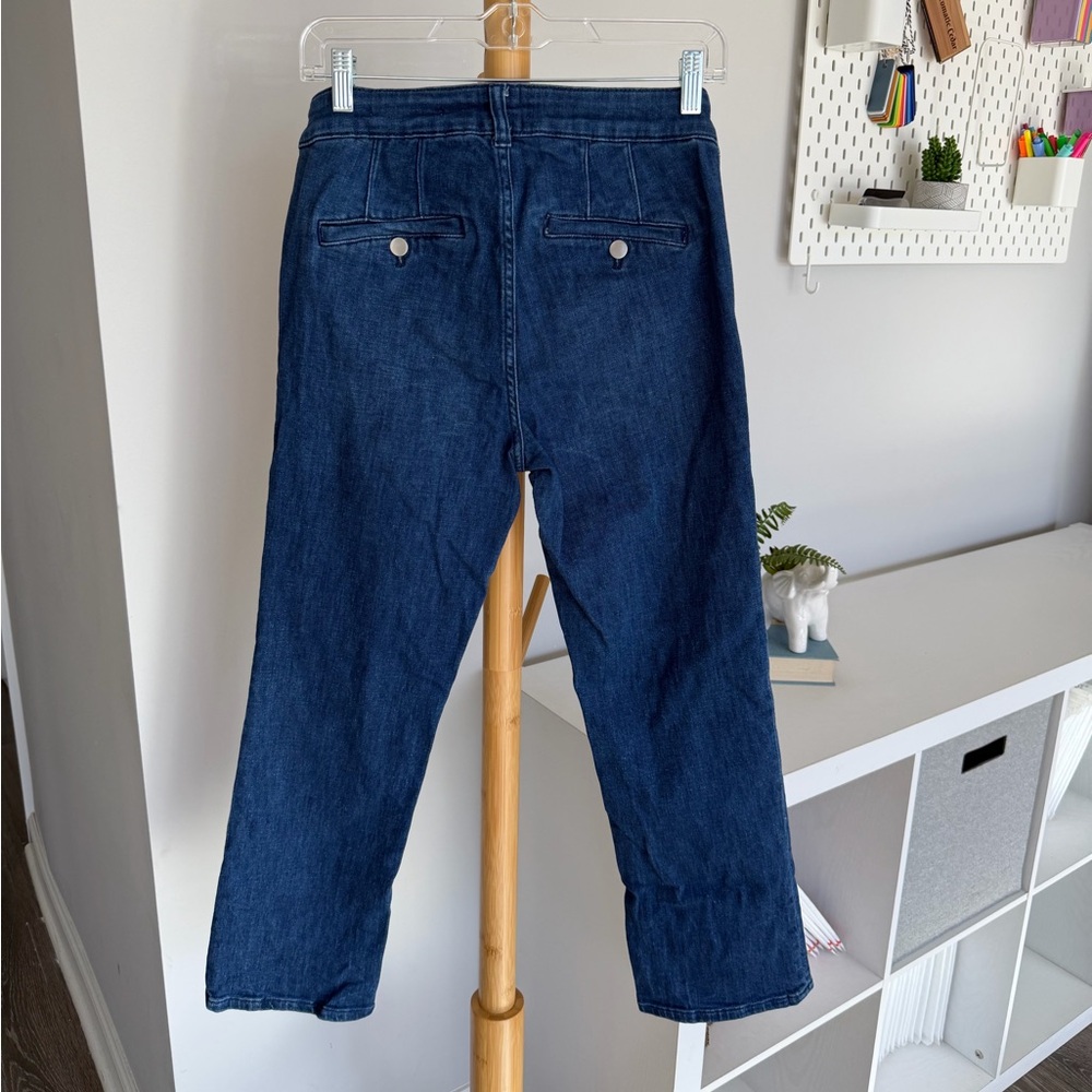 Maeve by Anthropologie Women's essential slim high-rise ankle crop jeans Sz 28 - Picture 2 of 6